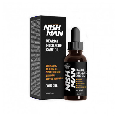 BEARD OIL GOLD ONE 30ML NISHMAN