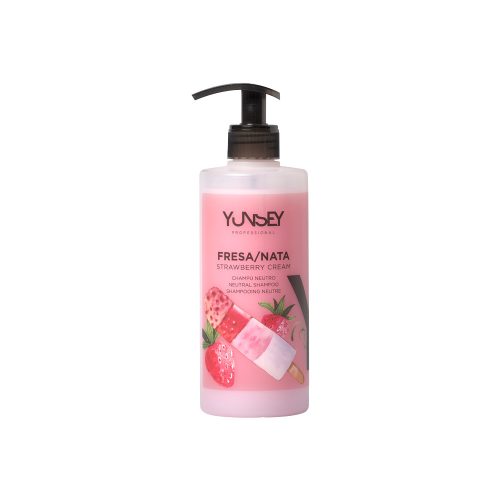 CHAMPU NEUTRO FRESA Y NATA 400ML YUNSEY