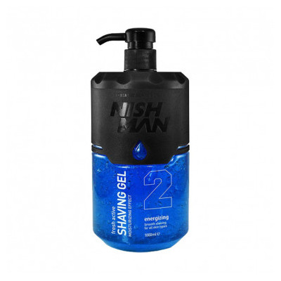 SHAVING GEL FRESH ACTIVE 1000ML NISHMAN