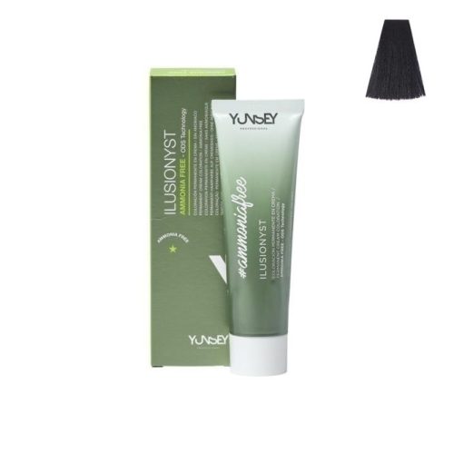 TINTE ILUSIONYST SIN AMONIACO 1/00 100ml YUNSEY