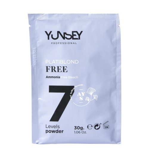 YUNSEY - DECOLORACION SOBRE FREE 7 TONOS 30GR