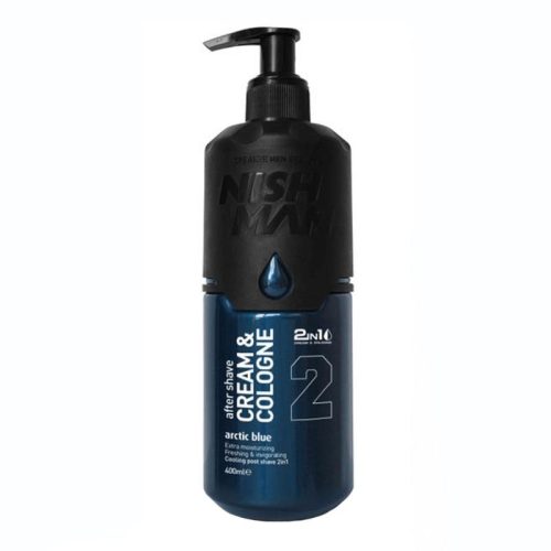 NISHMAN - AFTER SHAVE CREM & COL ARTIC BLUE 400 ML