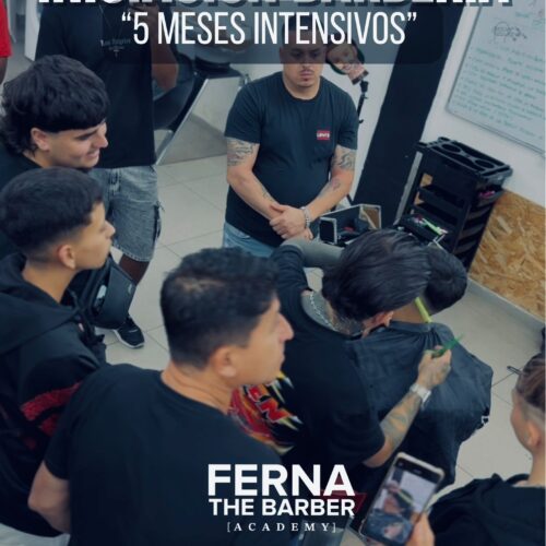 CURSO 5 MESES ACADEMIA FERNA THE BARBER CON MATERIAL (PRESENCIAL)