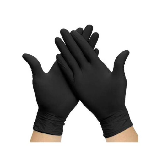 GUANTES DE NITRILO NEGRO S SANTEX